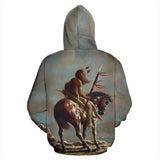 End Of The Trail Native American All Over Hoodie no link - Powwow Store