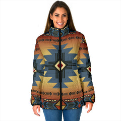 Powwow Storegb nat00057 01 southwest blue womens padded jacket