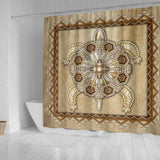 Turble Totem Native American Design Shower Curtain