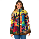 Powwow Storegb nat00060 standing together women womens padded jacket