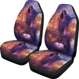 Powwow Store gb nat00454 girl eagle purple galaxy car seat covers