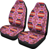Pink Tribal Native American Car Seat Cover