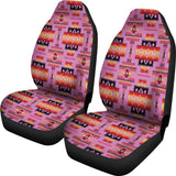 Pink Tribal Native American Car Seat Cover - Powwow Store