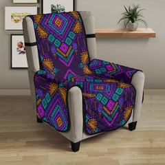 GB-NAT00581 Seamless Multicolored Tribal 23" Chair Sofa Protector