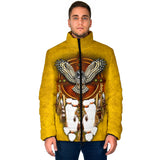 Powwow Storegb nat0007 golden owl dream mens padded jacket