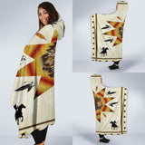 Tribe Chief & Warriors Native American Hooded Blanket