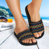 Dyamond Southwest Pattern Great Native Slide Sandals