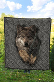Wolf Escape Native American Premium Quilt