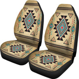 Geometric United Tribal Of Native American Design Car Seat Covers - ProudThunderbird