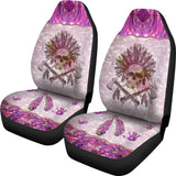 Skull Head Dress Feather Native Car Seat Covers
