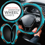 Powwow Store gb nat00064 brown western steering wheel cover