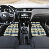 Powwow Store gb nat00608 seamless geometric pattern front and back car mats set of 4