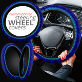 Powwow Storegb nat00680 03 pattern blue steering wheel cover 1