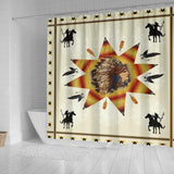 Tribe Chief & Warriors Shower Curtain
