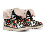 Tribal Colorful Pattern Native American Polar Boots