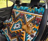 GB-NAT00406 Yellow Aztec Geometric Pet Seat Cover