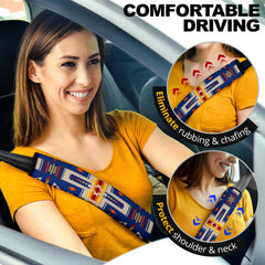 GB-NAT00062-04 Navy Tribe Design Seat Belt Cover
