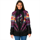 Powwow Storewpj004 pattern native 3d womens padded jacket