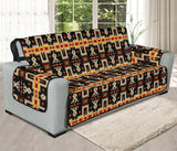 Native American Tribe Navy Pattern 78' Chair Sofa Protector - Powwow Store