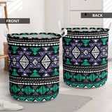 Powwow Store gb nat00578 neon color tribal laundry basket