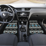 Powwow Store gb nat00607 ethnic seamless pattern front and back car mats set of 4