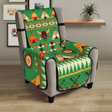 Powwow Store gb nat00426 green bison pattern 23 chair sofa protector