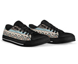 Powwow Store gb nat00604 tribal striped seamless pattern low top canvas shoe