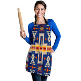 Powwow Store gb nat00062 04 navy tribe design native american apron