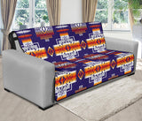 Purple Native Tribes Pattern Native American 70 Chair Sofa Protector - Powwow Store