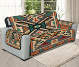 Orange Native Tribes Pattern Native American 78 Chair Sofa Protector