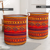 Powwow Store gb nat00576 pattern color orange laundry basket