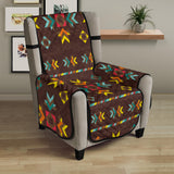 GB-NAT00600 Brown Pattern Native 23" Chair Sofa Protector