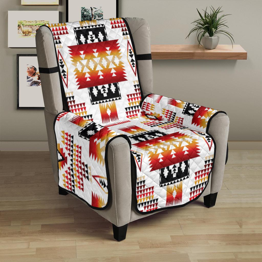 Native Chair Covers White Tribal Native American 23