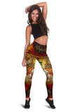 Golden Owl Dreamcatcher Native American Women's Leggings - ProudThunderbird