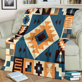 Powwow Store gb nat00427 navy arrow pattern blanket