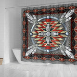 Naumaddic Arts Native American Shower Curtain