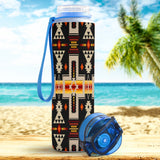 Powwow Store gb nat00062 01 black tribe design native american hydro tracking bottle