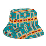 GB-NAT00062-05 Turquoise Tribe Design Bucket Hat