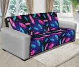 Colorful Feather Native American 70 Chair Sofa Protector - Powwow Store