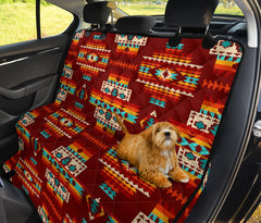 GB-NAT00402-02 Red Pattern Native Pet Seat Cover - Powwow Store
