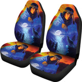 Powwow Store gb nat00451 howling wolf girl car seat covers