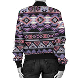 GB-NAT00593 Ethnic Pattern Women's Bomber Jacket