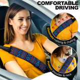 GB-NAT00598 Seamless Ethnic Ornaments Seat Belt Cover