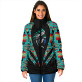 Powwow Storewpj003 pattern native 3d womens padded jacket