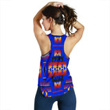 Powwow Store gb nat00046 06 dark blue native tribes pattern native american womens racerback tank