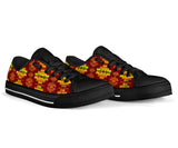 GB-NAT00720-16 Tribes Pattern Native American Low Top Canvas Shoe