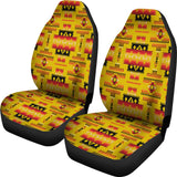 Yellow Tribal Native American Car Seat Covers