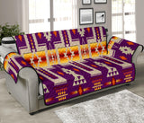 GB-NAT00062-09 Purple Tribe Design Native American 70" Sofa Protector