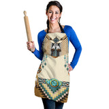 Powwow Store gb nat00059 brown pattern breastplate native american apron