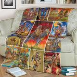 Native Art Native American Premium Blanket - Powwow Store